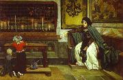 James Joseph Jacques Tissot Marguerite in Church oil painting picture wholesale